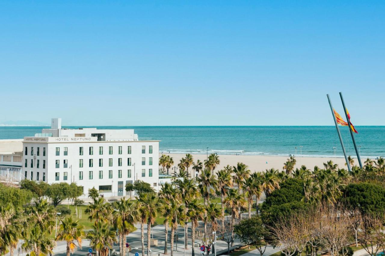 Hotel Neptuno Playa & Spa Valencia Bagian luar foto